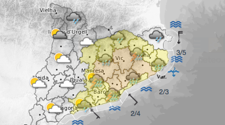 Predicció per aquesta tarda