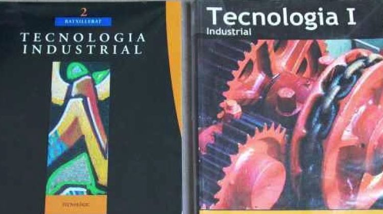 Dos llibres de text de batxillerat de l'assignatura de tecnologia © AG