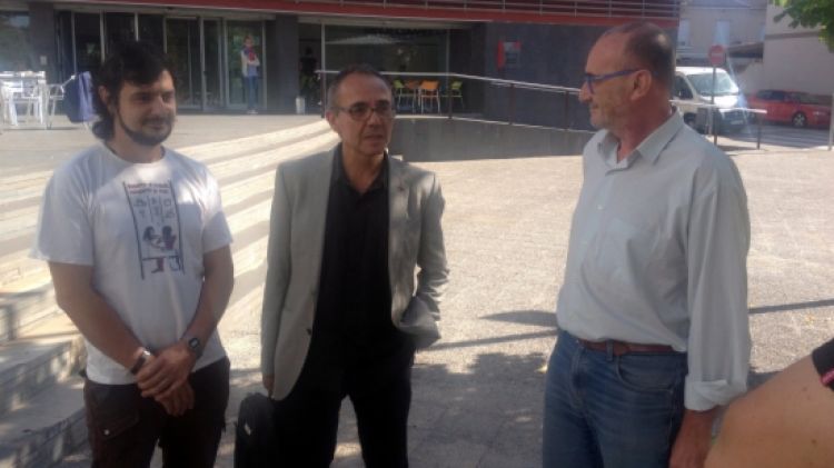 Marc Vidal (esquerra) amb Joan Coscubiela © ACN