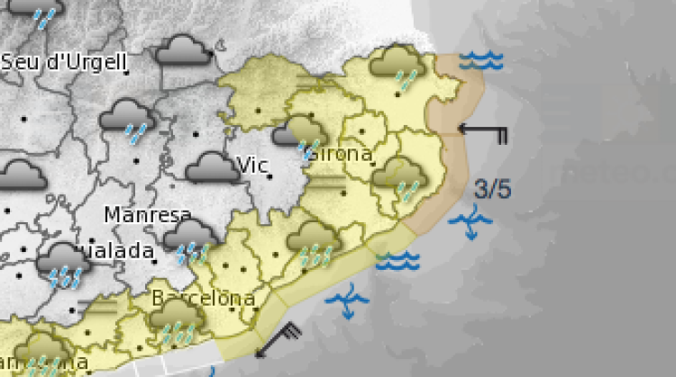 Previsió per dimecres al matí