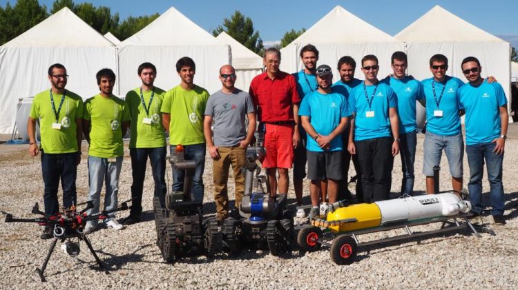 Els components de l'equip de la Universitat de Girona