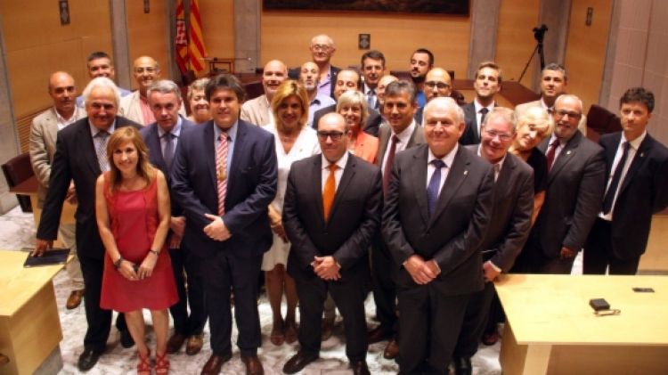 Tots els actuals diputats de la Diputació de Girona © ACN
