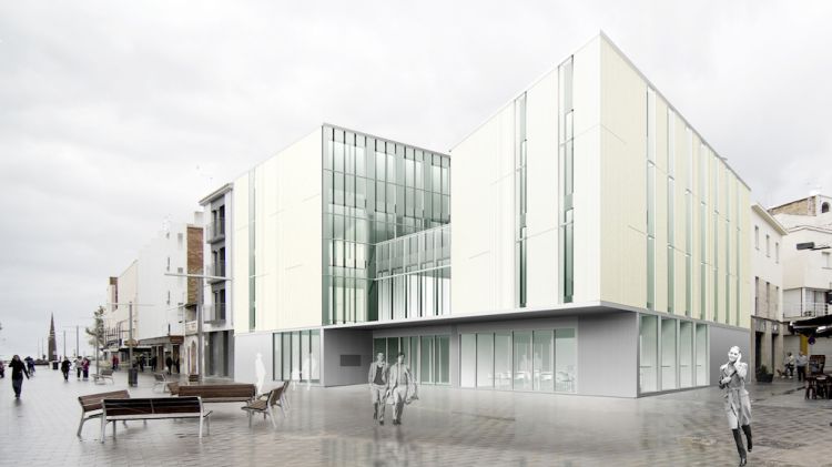 El projecte i disseny que tindrà el nou edifici cultural de Roses