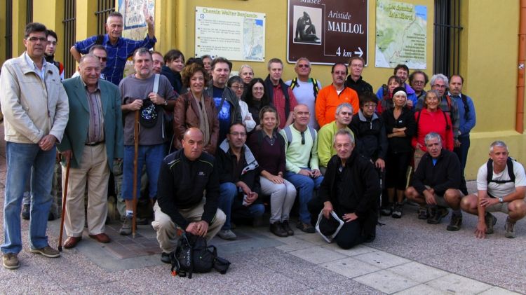 La ruta Walter Benjamin, aquest dissabte a Banyuls de la Marenda © ACN