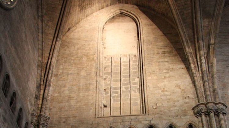 El nou vitrall estarà instal·lat d'aquí sis mesos © ACN