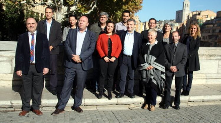 Els caps de llista per Democràcia i Llibertat per les comarques gironines al Congrés © ACN
