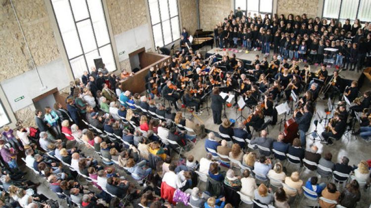Concert que s'ha realitzat per inaugurar el nou Centre Autoritzat d'Ensenyaments Artístics Professionals de Palafrugell © ACN