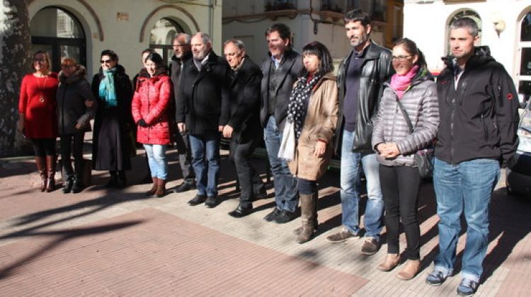 Els sis representants dels Pobles del Ferro © ACN
