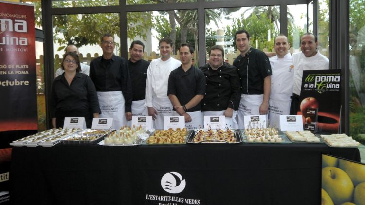 Els cuiners dels restaurants participants a les Jornades Gastronòmiques