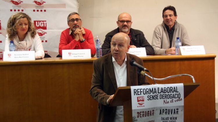 El nou secretari general de la UGT a les comarques gironines, Xavier Casas © ACN