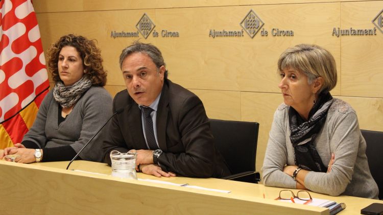 El regidor de Sostenibilitat, Carles Ribas, aquest matí © Aj. de Girona
