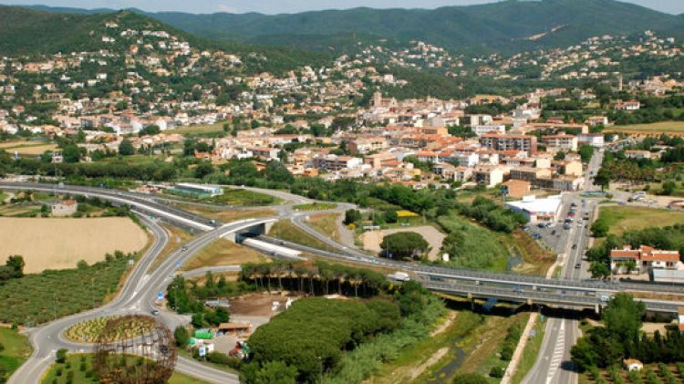 Vista aèria del municipi de Calonge