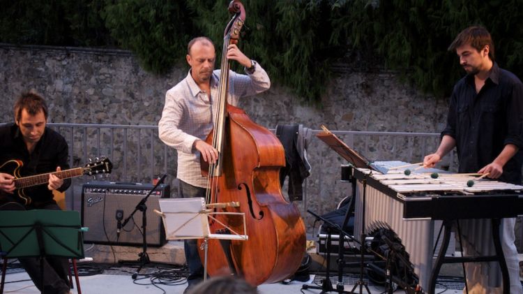 Un moment de l'actuació d'Ellington3 al Festival de Jazz de Girona © AG