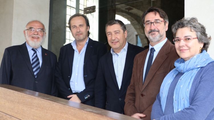 D'esquerra a dreta: Pagés, Bonet, Roca,Moreno i Carretero