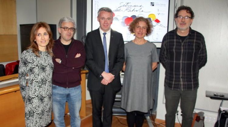 Els responsables de les administracions i entitats involucrades en l'organització de la Setmana dels Rahola © ACN