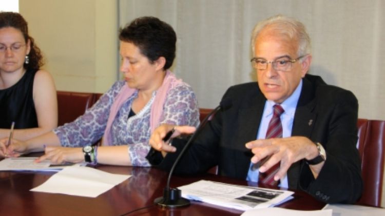 D'esquerra a dreta: Roser Urra, Isabel Muradàs i Eduard Berloso © ACN