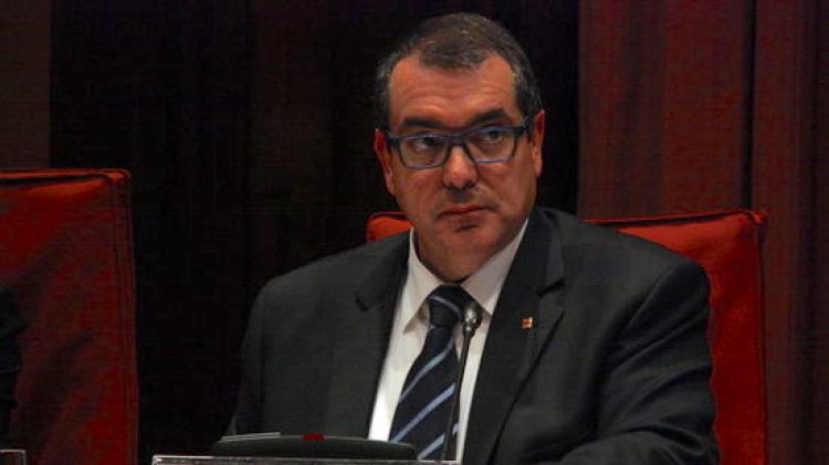 El conseller d'Interior, Jordi Jané, durant la comissió d'Interior del Parlament © ACN