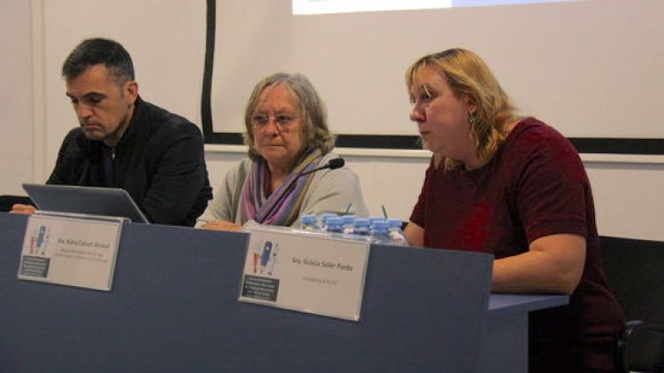 Carles Motas, Núria Cuixart i Engràcia Soler © ACN
