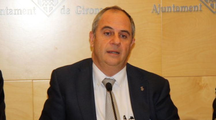 L'alcalde de Girona, Albert Ballesta, aquest matí © ACN