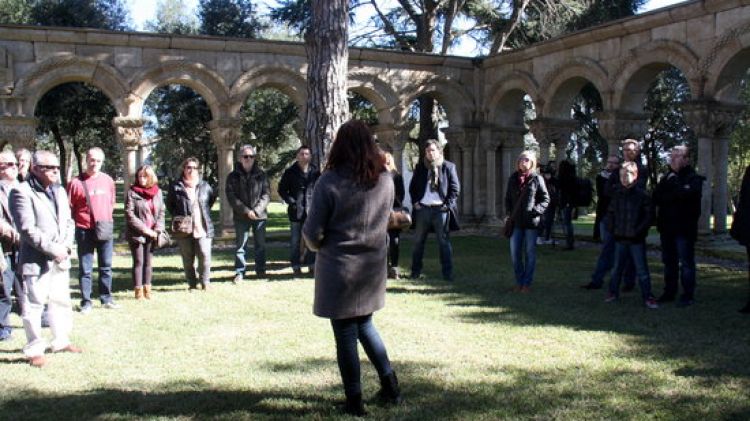 Un instant durant la visita guiada que s'ha fet aquest dissabte © ACN