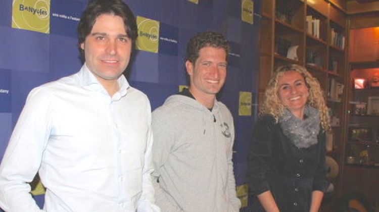 D'esquerra a dreta: Jordi Congost, Marcel Zamora i Joana Vilà © ACN