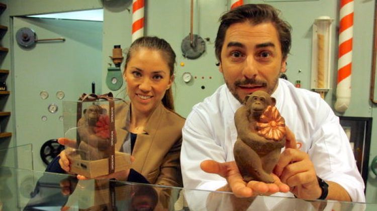 Ale Rivas, responsable de la gelateria Rocambolesc, i Jordi Roca © ACN