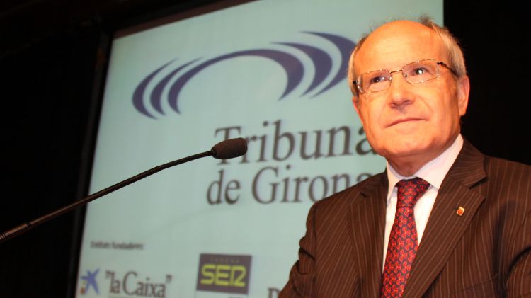 El president de la Generalitat, José Montilla, va ser ahir al vespre a Girona © ACN