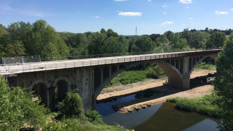 Les obres al pont avancen a bon ritme © AraGirona.cat