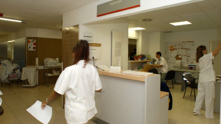 Personal al servei d'urgències de l'Hospital Josep Trueta de Girona © ACN