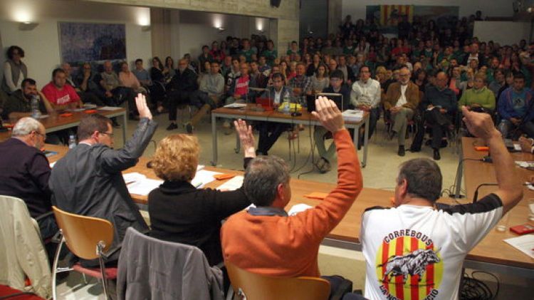 Els regidors de CiU han votat contra la moció © ACN