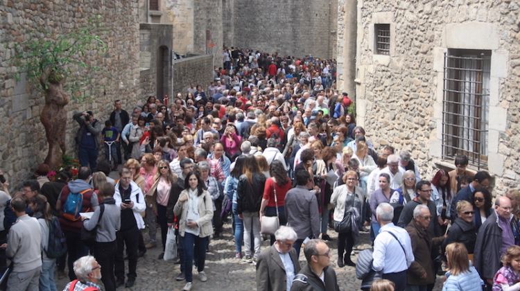 El dia inaugural va registrar una menor afluència de públic degut a la pluja © M. Estarriola