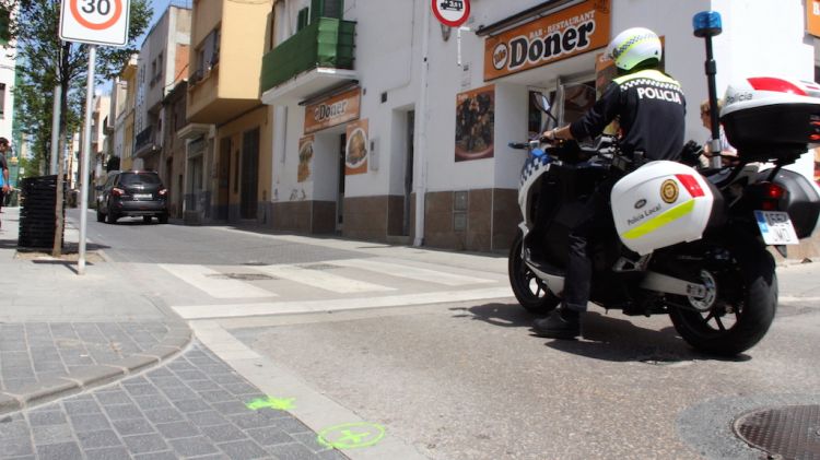 Punt de l'accident mortal entre un motorista i un ciclista © ACN