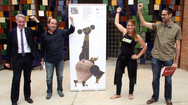 Presentació de la Fira del Circ al Carrer, aquest matí © ACN