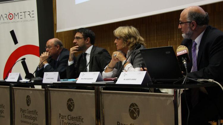 Un moment de la presentació de l'informe, aquest dijous a Girona © ACN