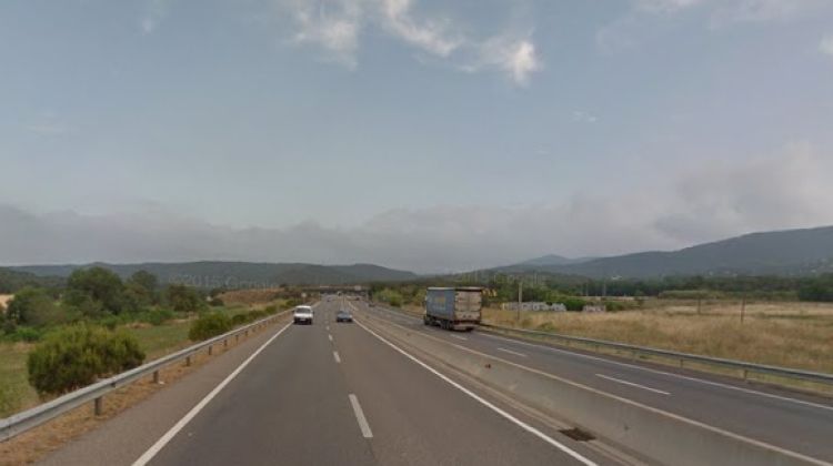 Un tram de la C-65 entre Llagostera i Palafrugell