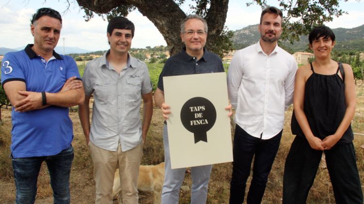Jaume Serra, Josep Serra, Xavier Albertí, Albert Hereu i Elisenda Guillaumes © ACN
