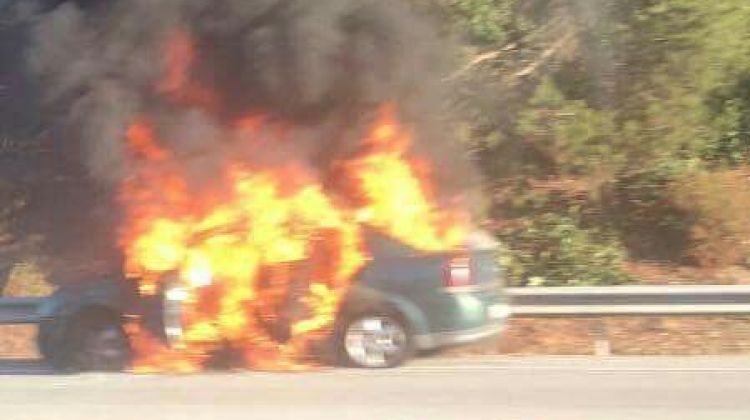 El cotxe cremant © antiradarcatala