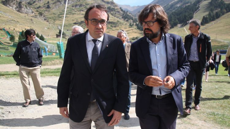 Josep Rull i Ricart Font, aquest matí a la Vall de Núria © ACN