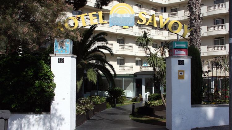 L'hotel Savoy, aquest matí del 8 d'agost obert amb tota normalitat © ACN