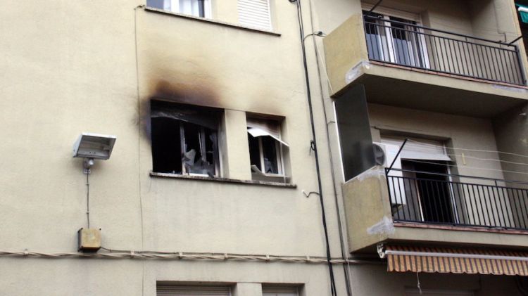 Pis on s'ha produït l'explosió © ACN