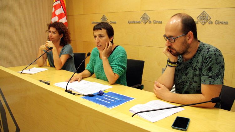 Montse Vinyets, Laia Pèlach i Ferran Burch © ACN