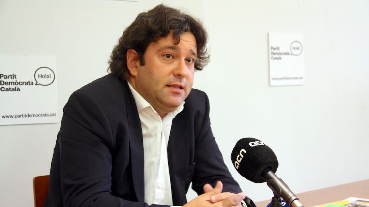 Marc Gafarot candidat del PDC a Girona © ACN
