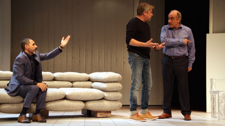 Els tres protagonistes de l'obra, Francesc Orella, Pere Arquillué i Lluís Villanueva © ACN