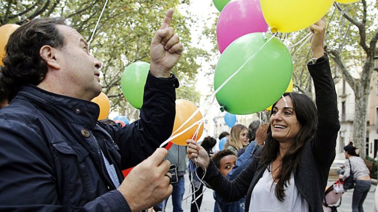 La directora del festival, Esther Pujol, en un dels actes de l'Ingràvid © ACN