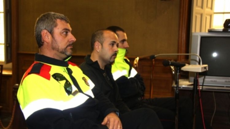 L'acusat i veí de Maçanet de la Selva Antonio Pérez durant el judici que es va celebrar a l'Audiència de Girona. ACN