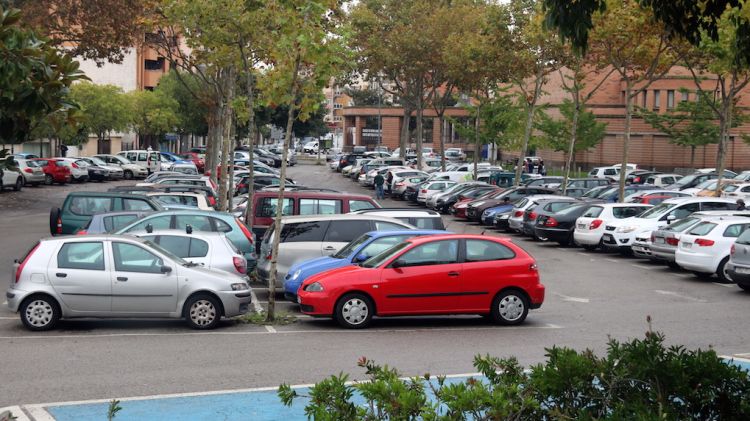 Actual aparcament de la Corxera © ACN