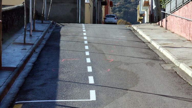 Punt on s'ha produït l'accident © ACN