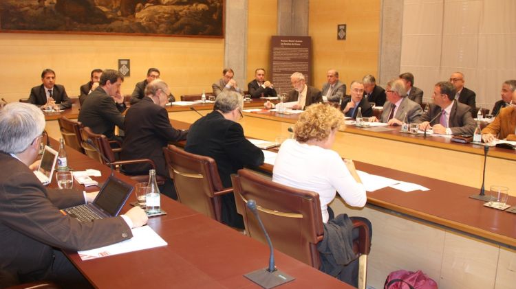 Sala de plens de la Diputació de Girona