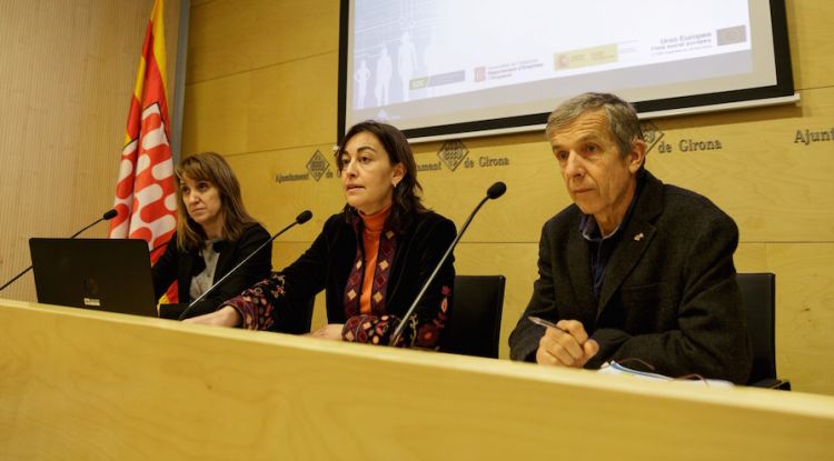 D'esquerra a dreta; Eva Fortià, Sílvia Paneque i Joaquim Rodríguez © Aj. de Girona