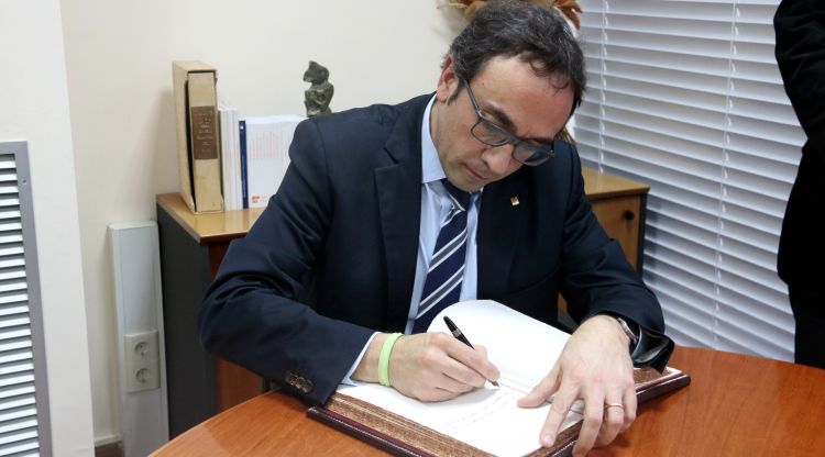 El conseller de Territori, Josep Rull, aquesta tarda. ACN
